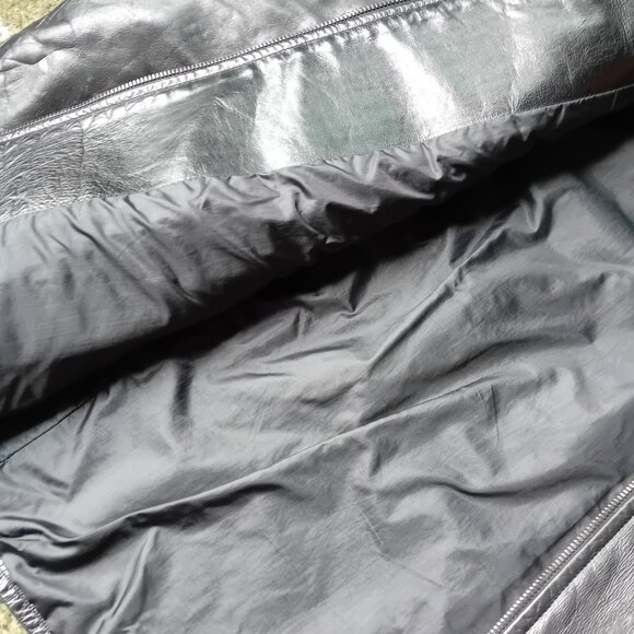 m0851 Leather Jacket Size L Made in Canada Vintage - Picture 12 of 13